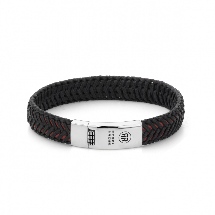 PO - Red Braided Black Snake PO - Red Braided Black Snake