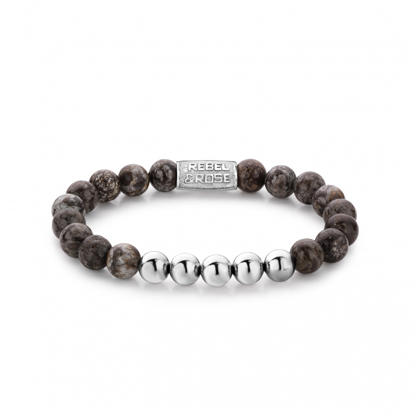 Brown Sugar- 8mm - Silver Colored Brown Sugar- 8mm - Silver Colored