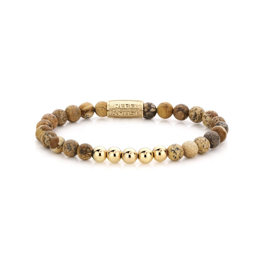 Woodstock - 6mm - yellow gold plated Woodstock - 6mm - yellow gold plated