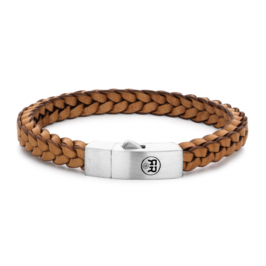 Braided Square 925 Cognac Braided Square 925 Cognac