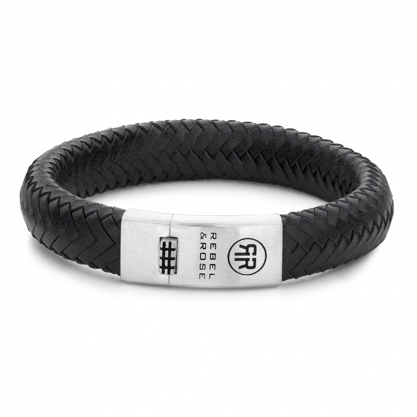 Braided Oval 925 - Magnificant Black Braided Oval 925 - Magnificant Black