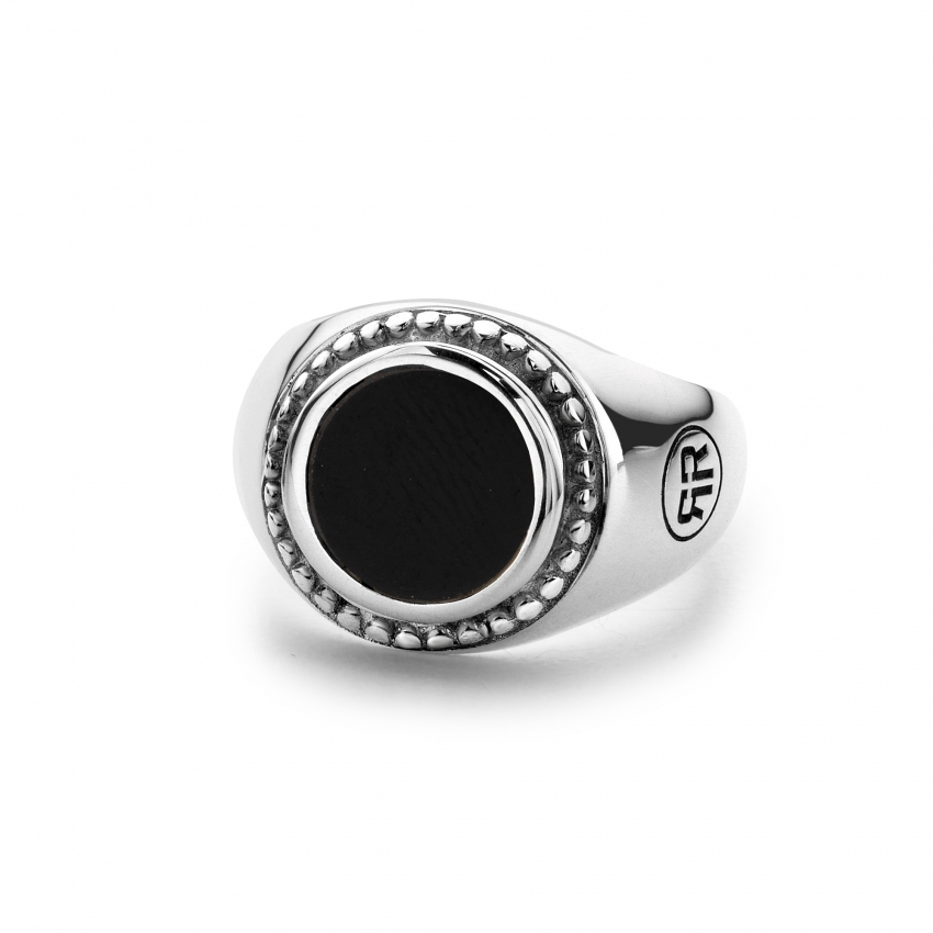 Ring Women Round Onyx Ring Women Round Onyx