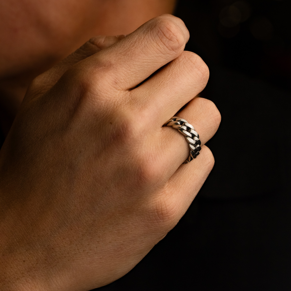 Sterling Silver Rings - Ring Hades Eight