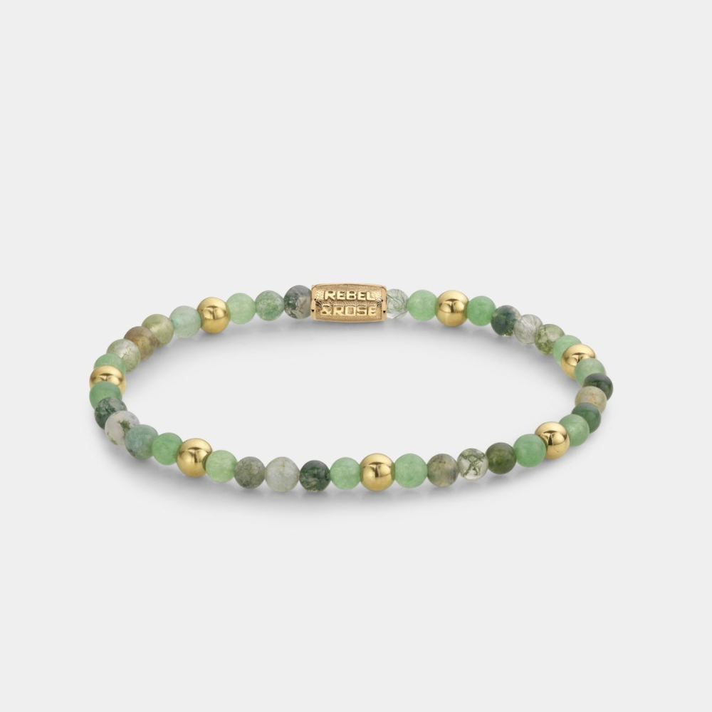 More Balls Than Most - Green Morning Vibes I - Yellowgold ionplated - 4mm