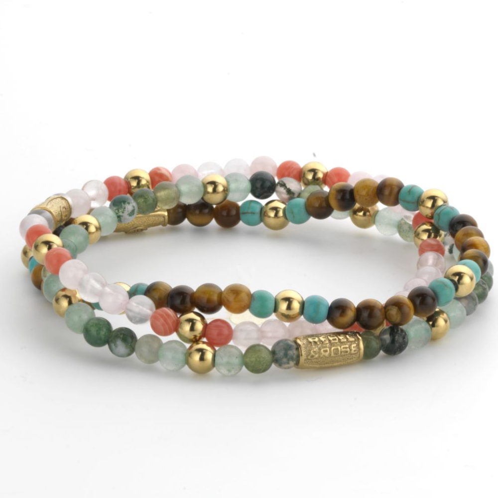 More Balls Than Most - Green Morning Vibes I - Yellowgold ionplated - 4mm