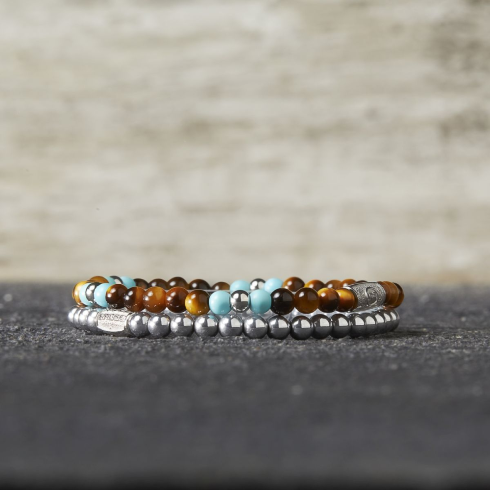 More Balls Than Most - Mix Tiger Turquoise - 4mm