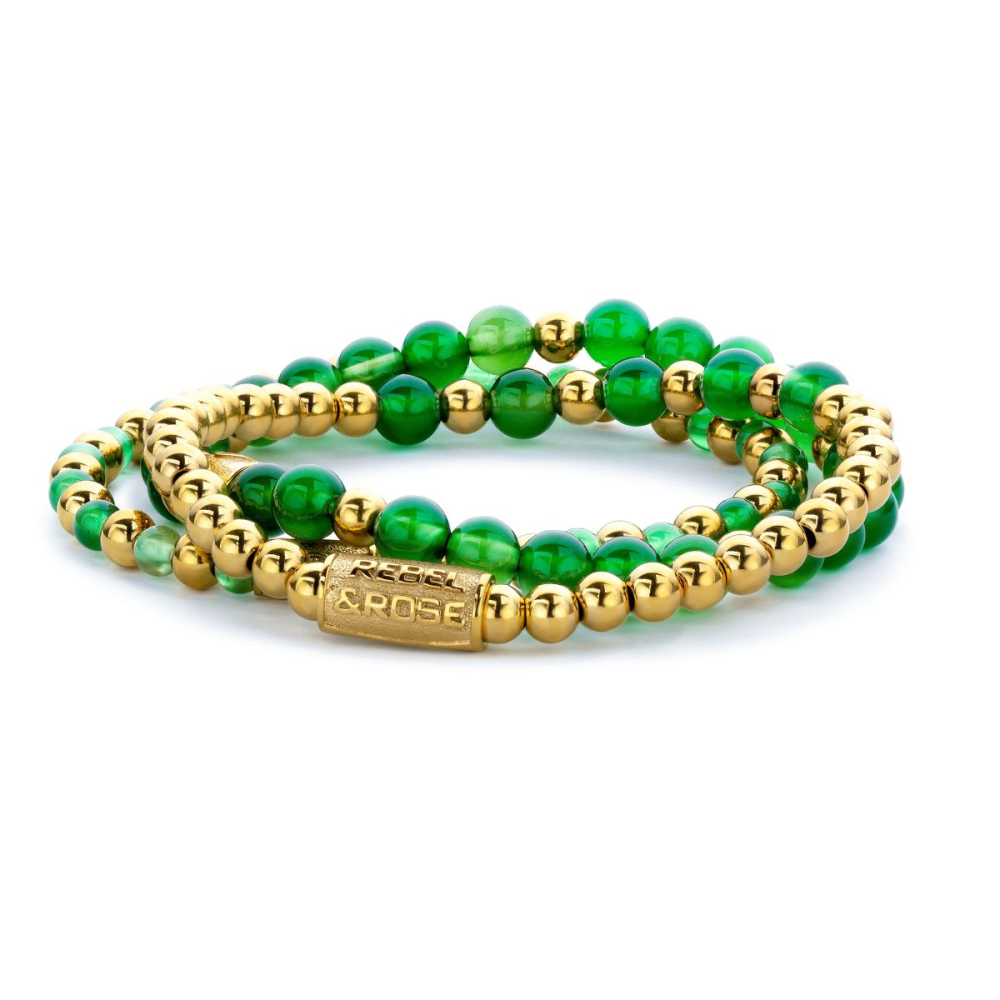 More Balls Than Most - Green Harmony - Yellowgold ionplated - 6mm