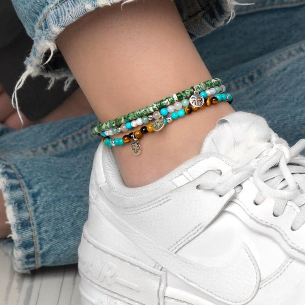 Anklets - Anklet Slices The Green Deal - 4mm
