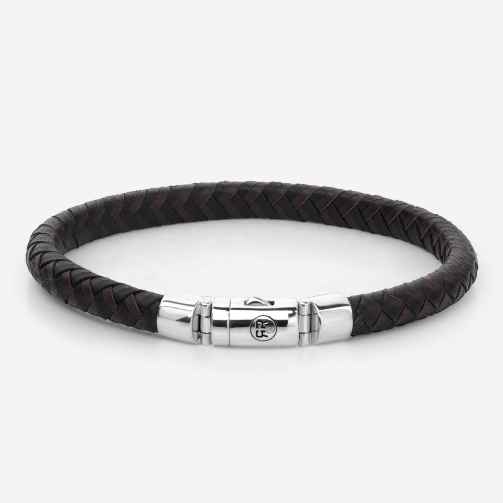 Absolutely Leather - Half Round Braided Black-Earth