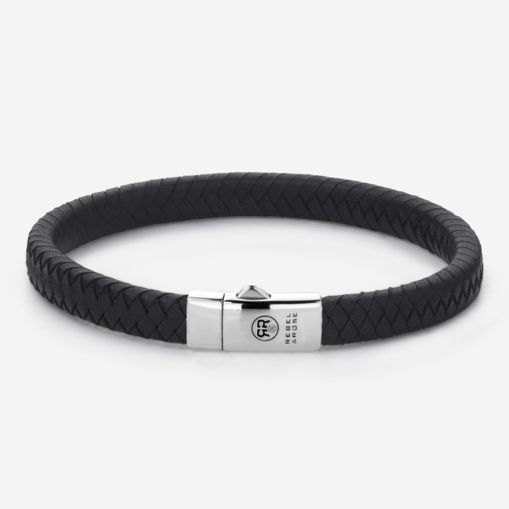Absolutely Leather - Small Braided I Black