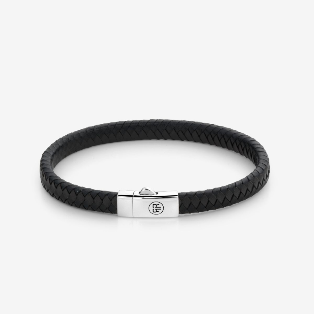 Absolutely Leather - Small Braided I Black-Earth