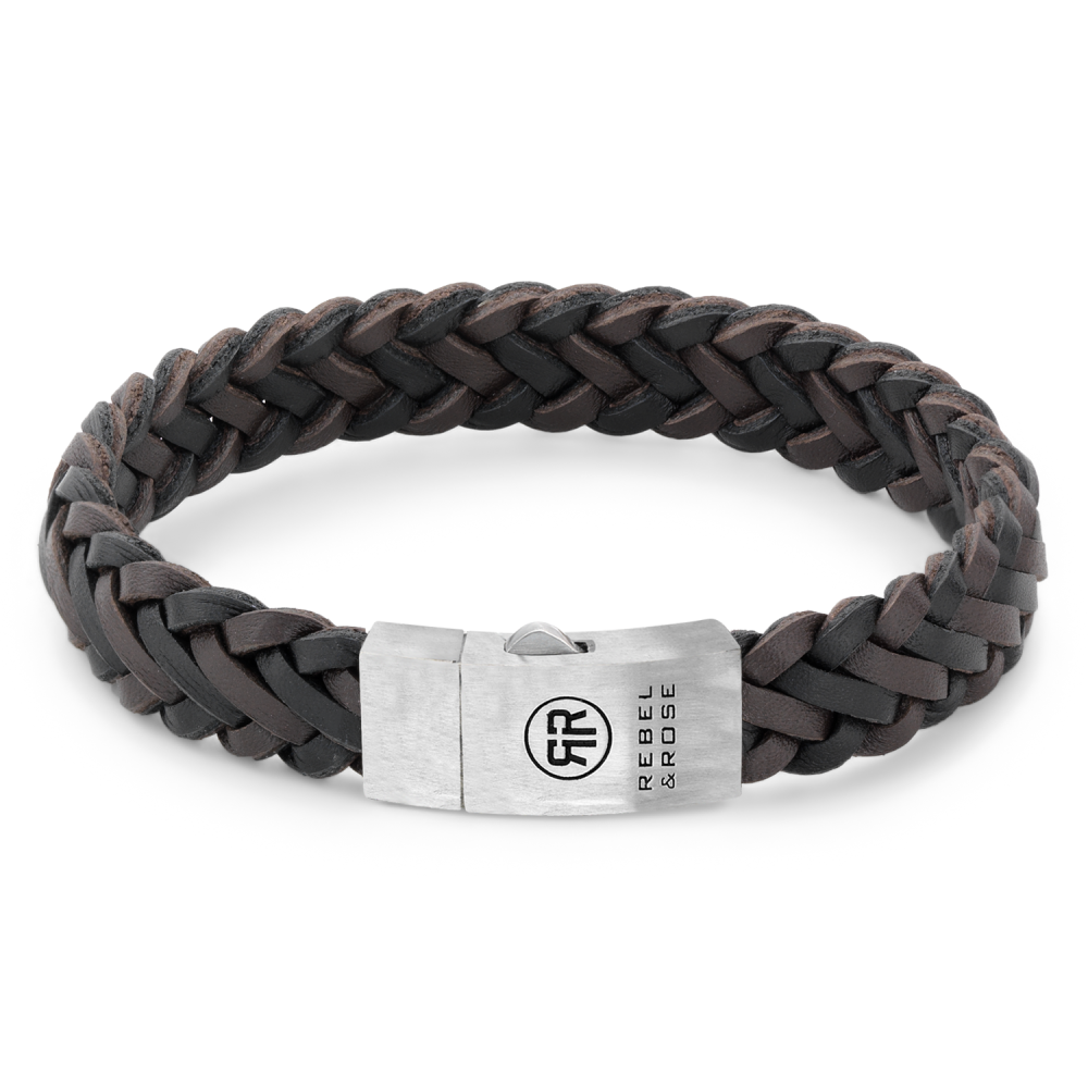 Absolutely Leather - Braided Raw Matt Black-Earth