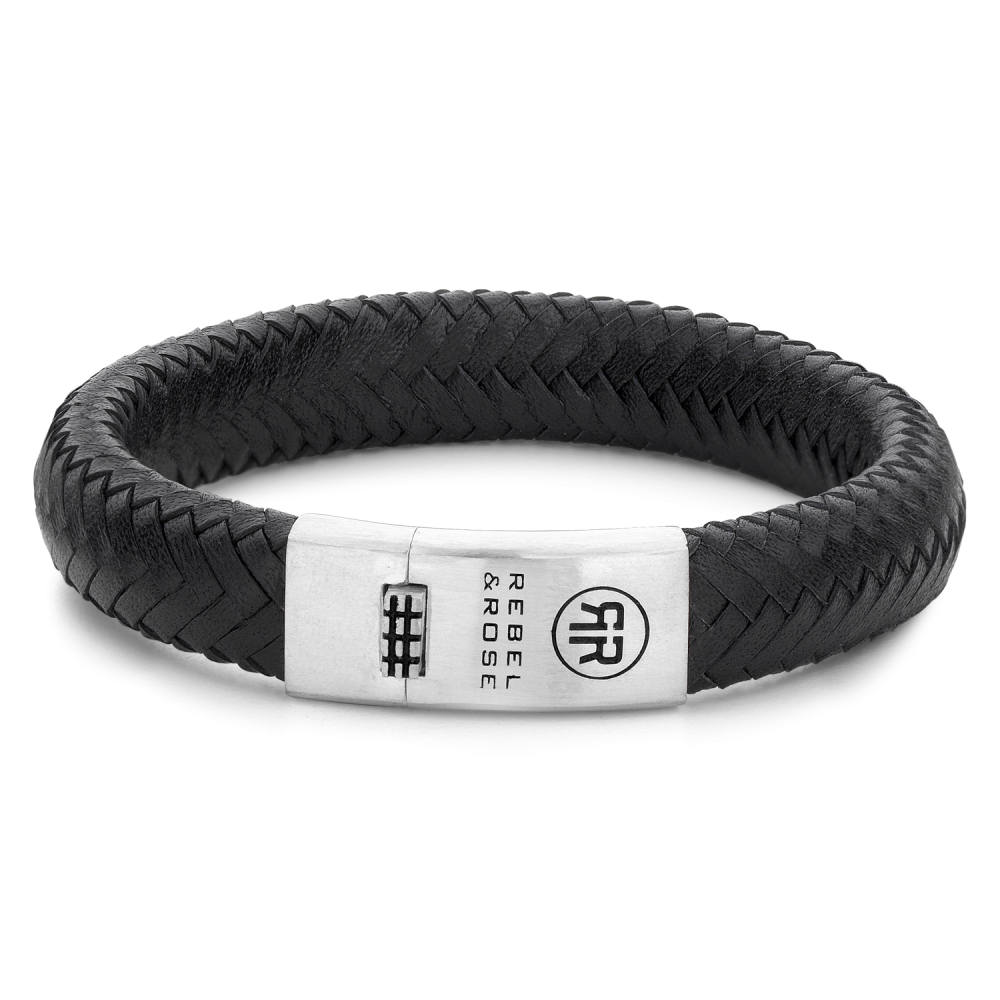 Absolutely Leather - Braided Oval 925 - Magnificant Black