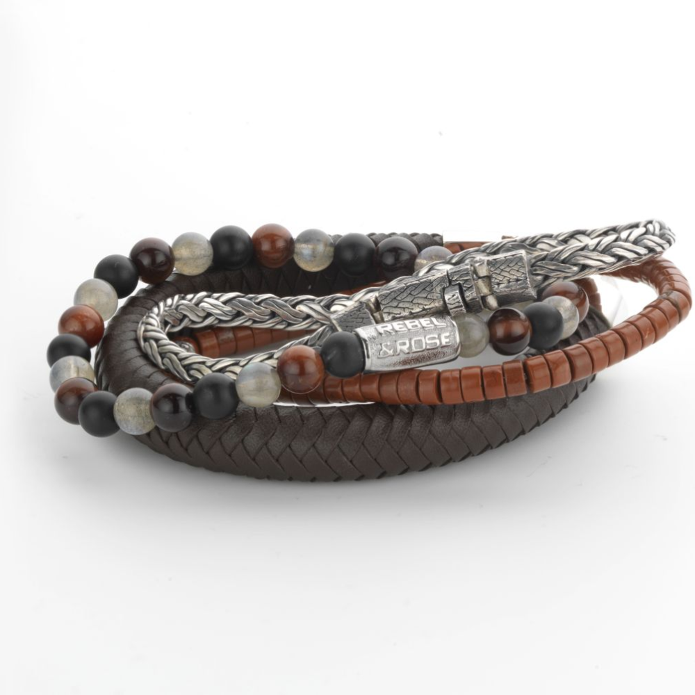 Absolutely Leather - Big Half Round Brown