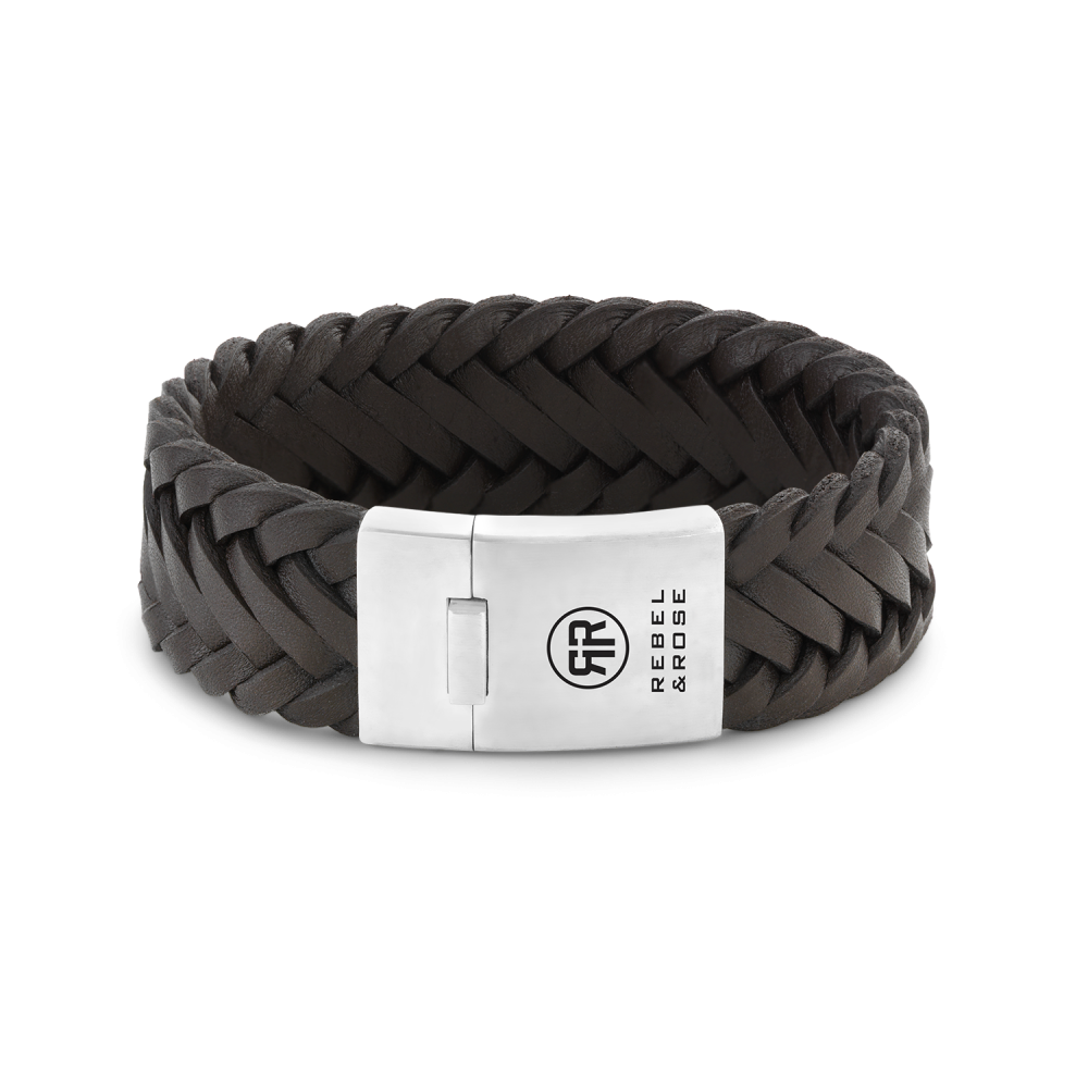 Absolutely Leather - Big Braided Raw Earth