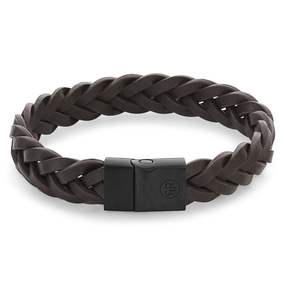 Full Metal Leather - Full Metal Braided Brown Black