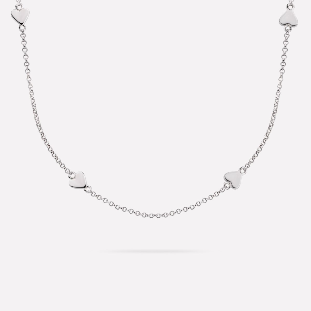 Necklaces - Love You More And More Silver