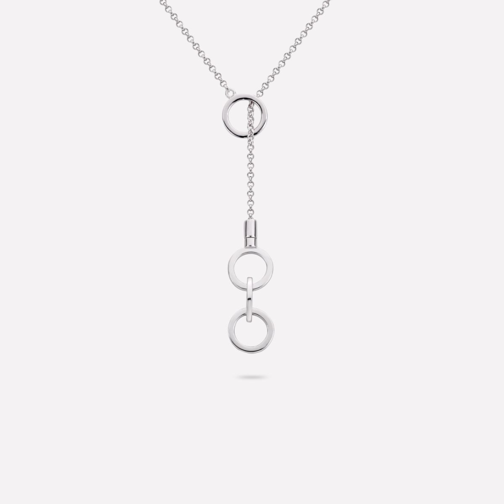 Necklaces - Necklace The Circle Of Love Silver