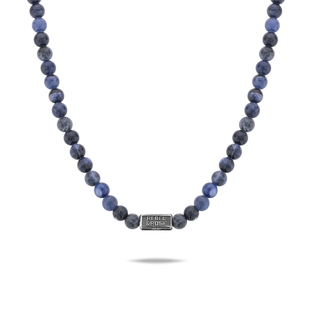 Necklaces - Necklace Midnight Blue - 6mm (70cm)