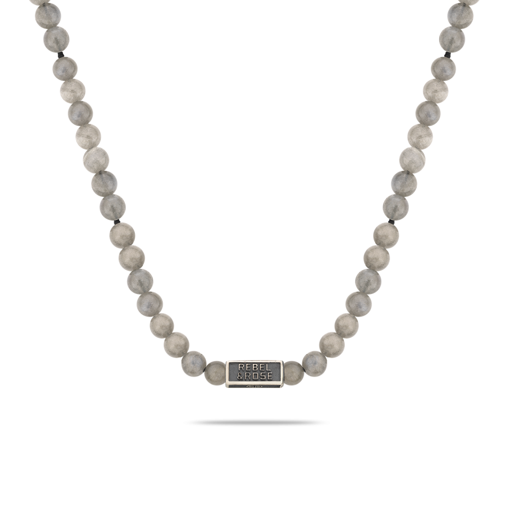 Necklaces - Necklace Grey Seduction - 6mm (70cm)