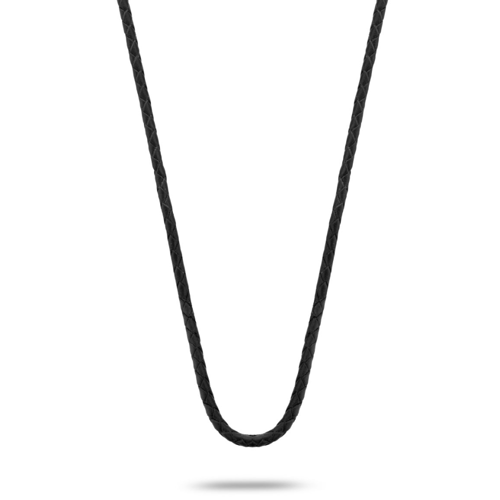 Necklaces - Necklace Leather Black