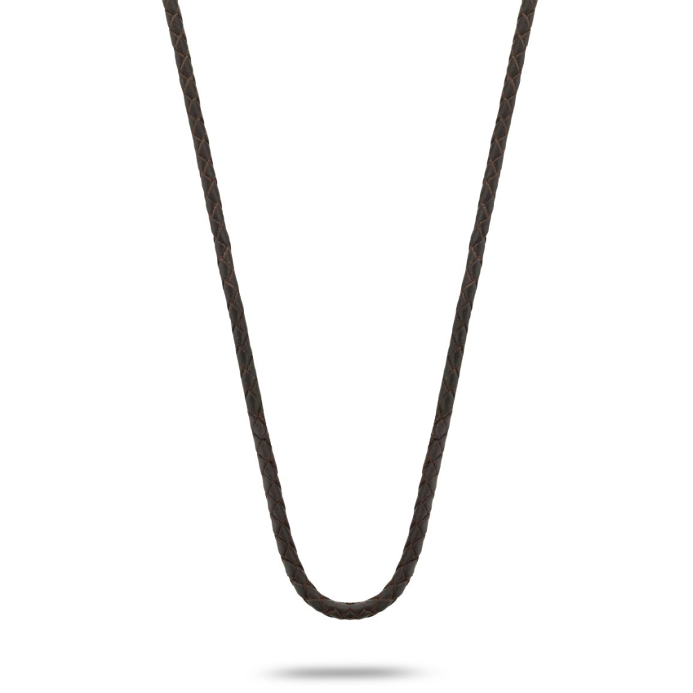 Necklaces - Necklace Leather Brown