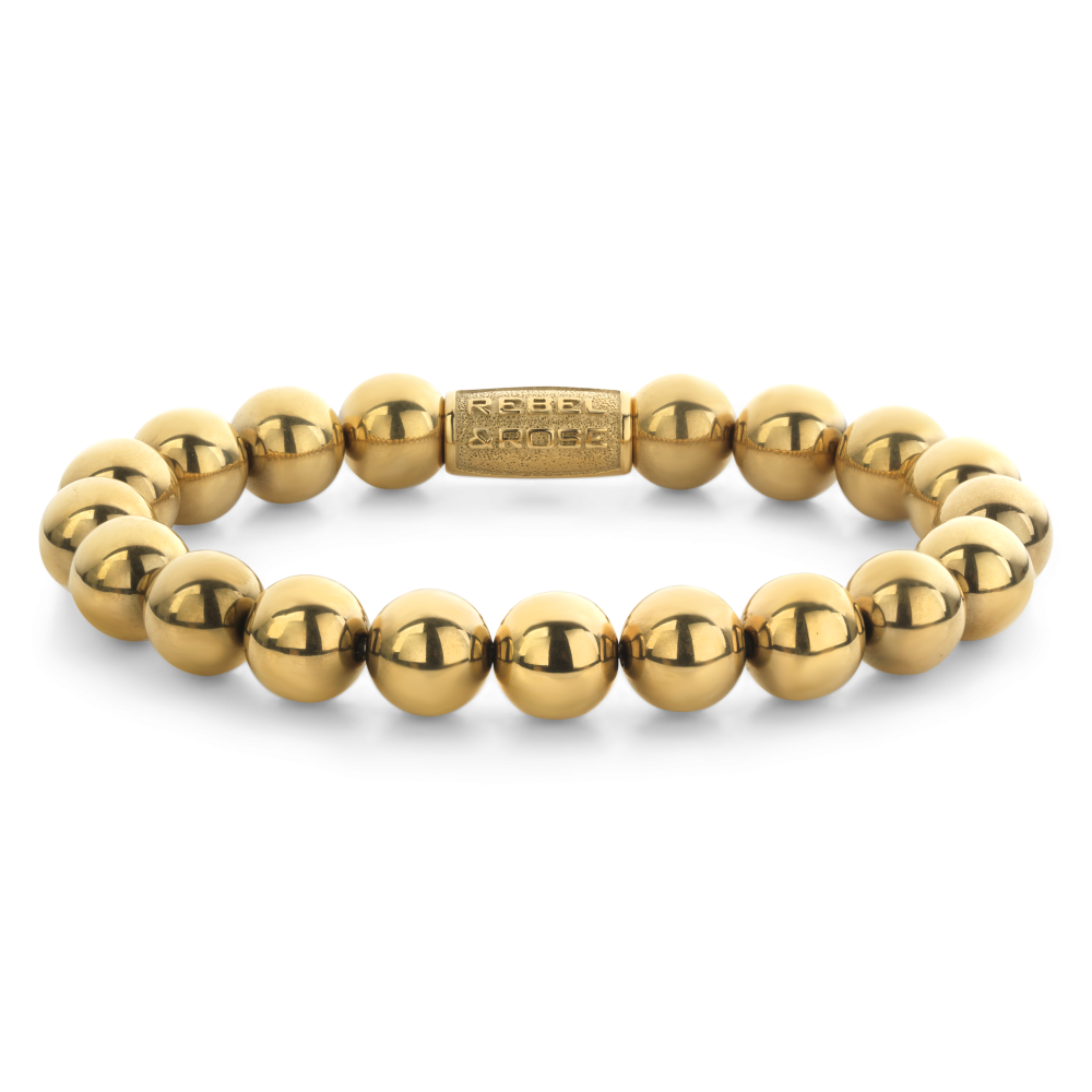 Stones Only - Yellowgold Handmade Rocks - 10mm