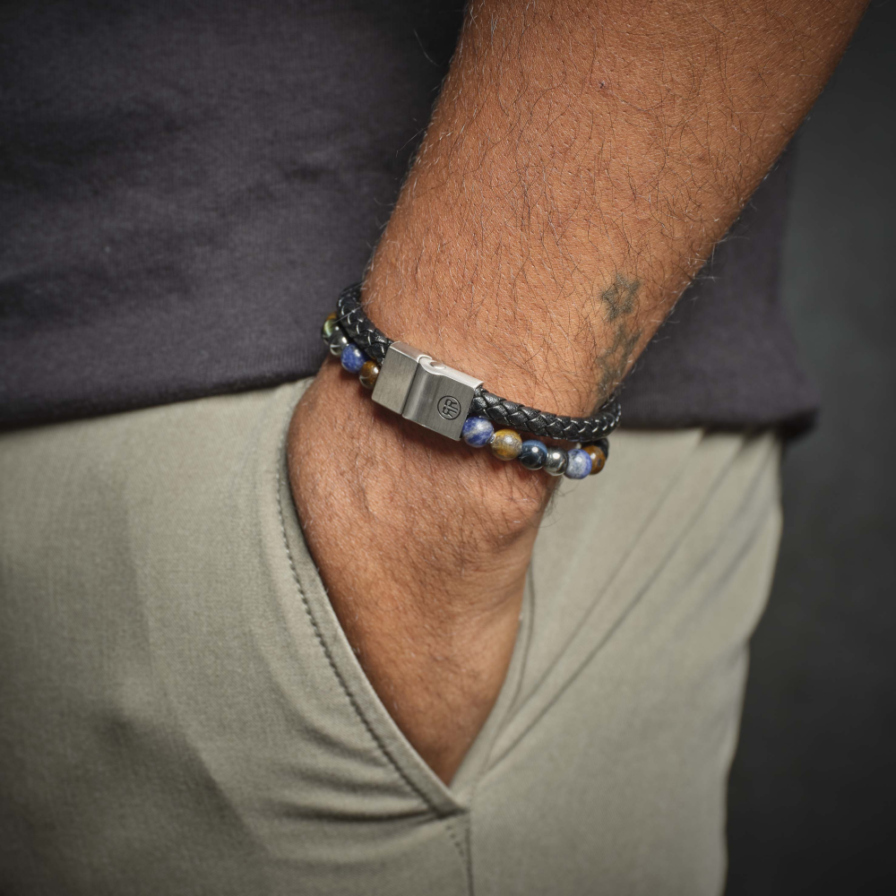 Full Metal Leather - Full Metal Combo 12mm Blue Rain