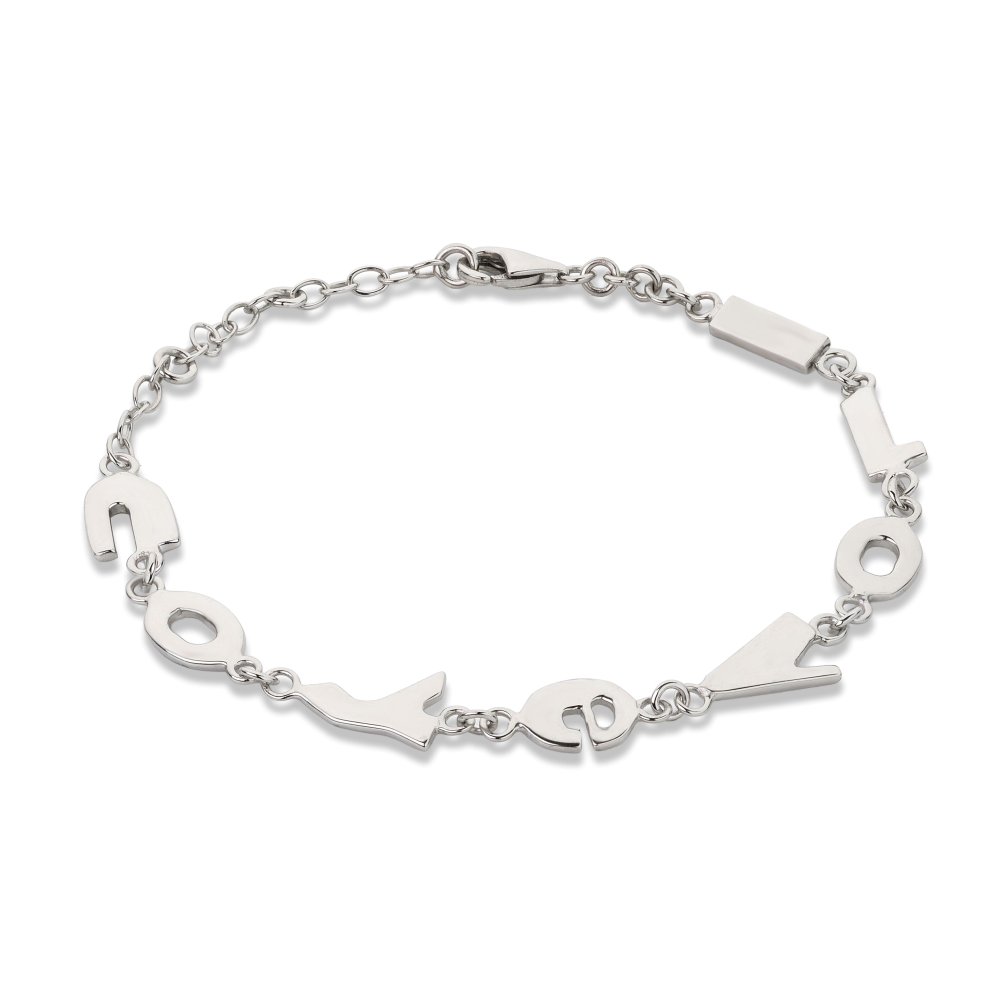Sterling Silver Line - I LOVE YOU