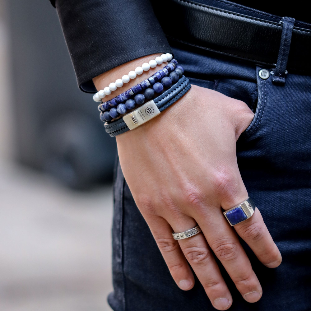 Absolutely Leather - Twisted 925 Navy