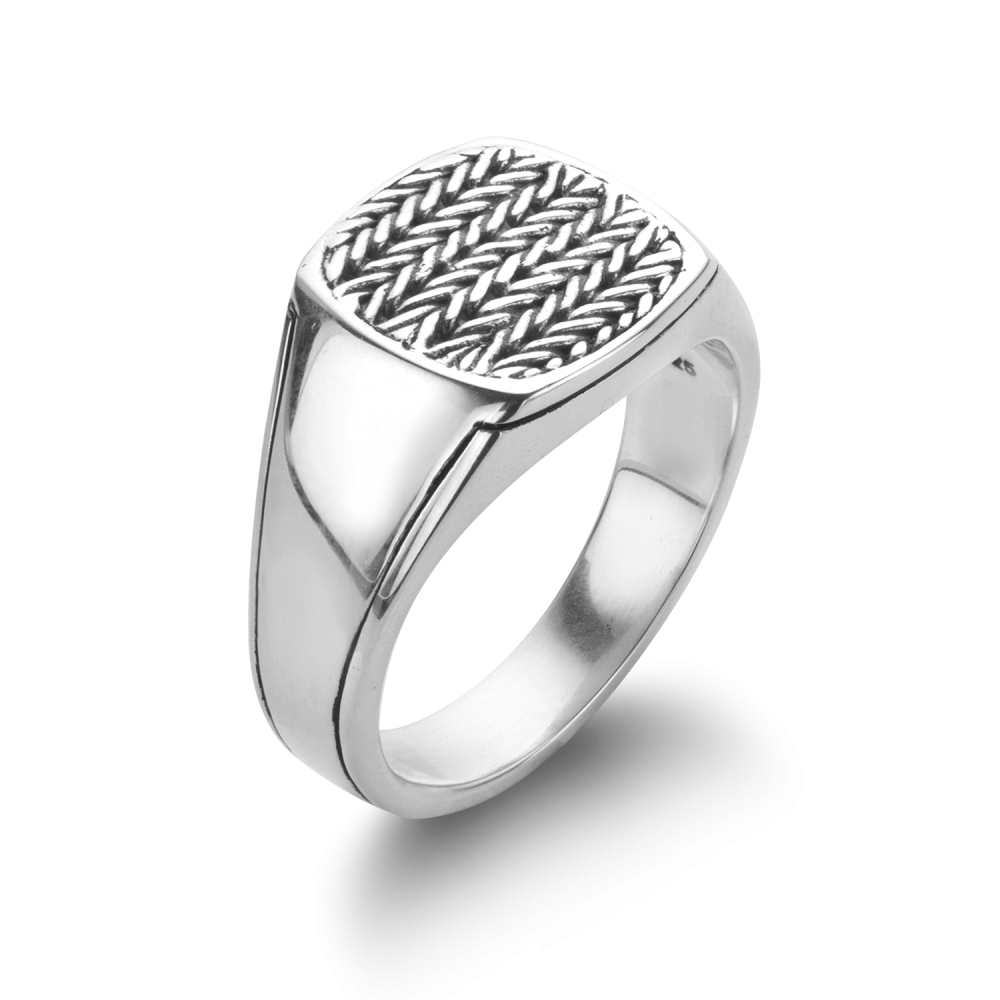 Sterling Silver Rings - Ring Eros Square