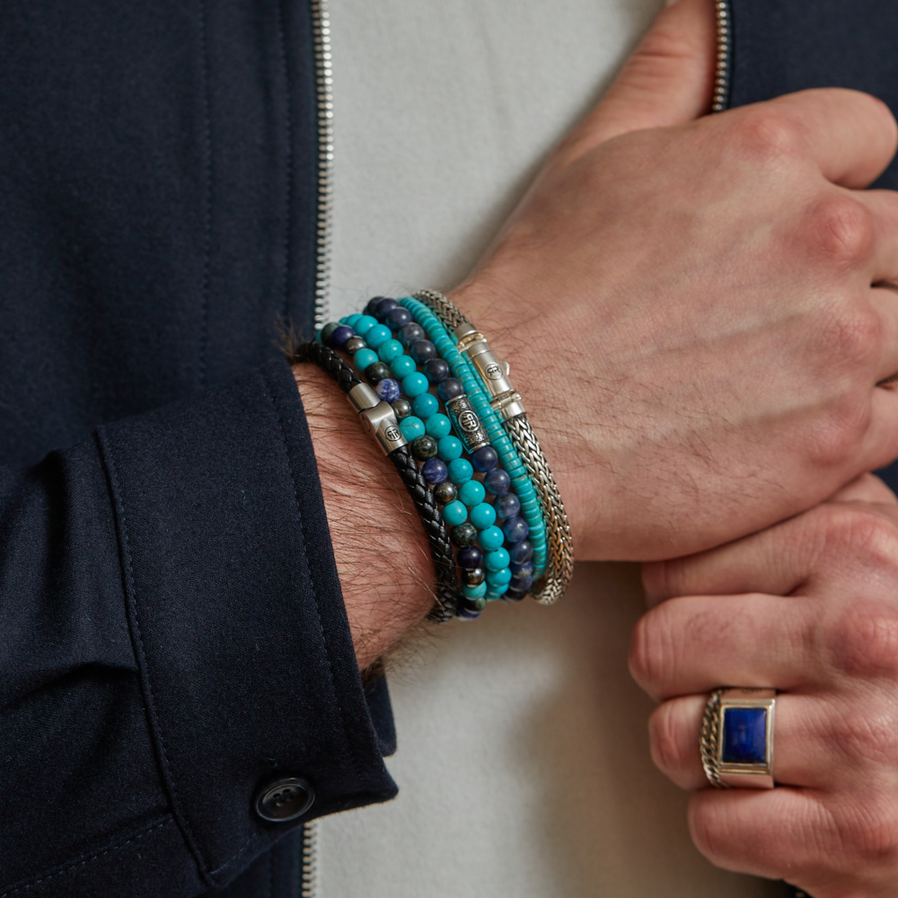 Reber Rostem No Balls Please - Slices - Turquoise - 4mm | Rebel & Rose