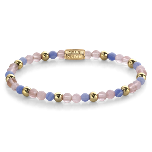 Pink Summer Vibes - 18ct yellow gold ionplated