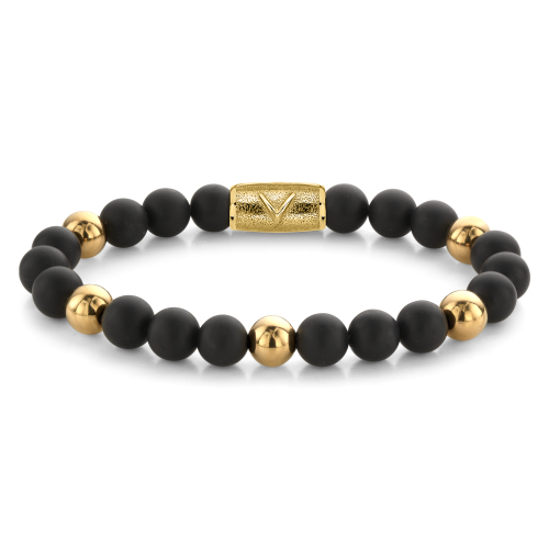 Matt Black Madonna - 18 ct yellow gold ionplated