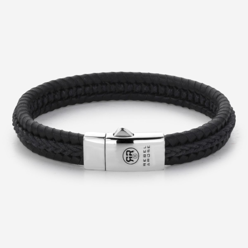 Absolutely Leather - Dual Twisted I Black