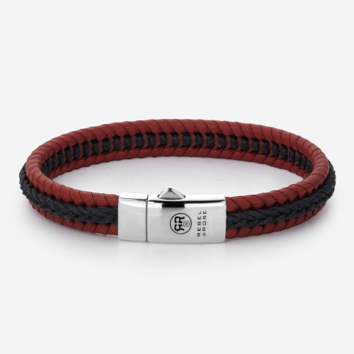 Absolutely Leather - Dual Twisted I Black-Red