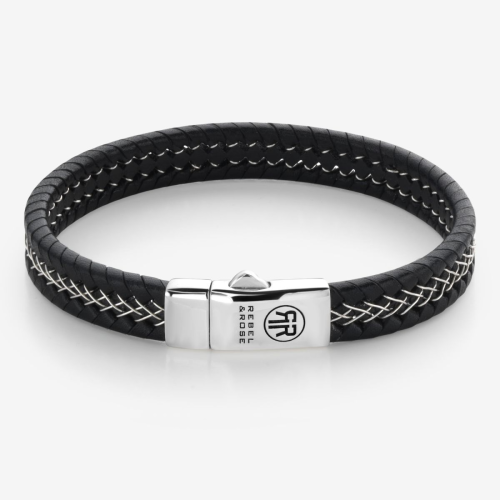 Absolutely Leather - Silver Wired Black