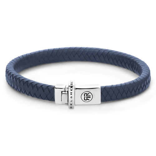 Absolutely Leather - Small Braided Blue