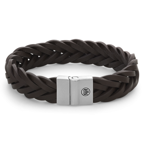 Full Metal Leather - Full Metal Braided Brown Matt 15mm