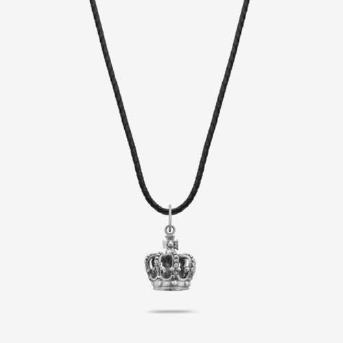 Necklaces - Necklace Royal Crown Black