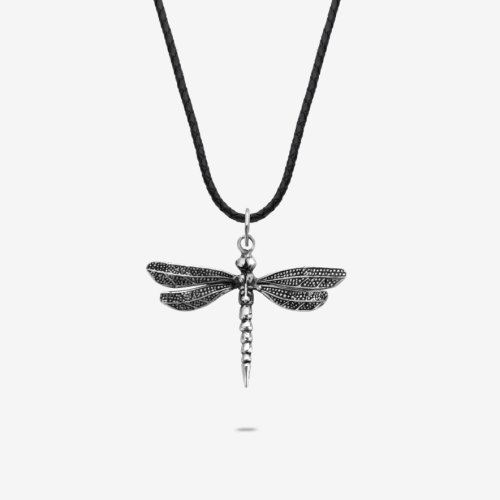 Necklaces - Necklace Dragonfly Black