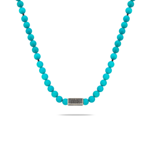 Necklaces - Necklace Turquoise Delight - 6mm (70cm)