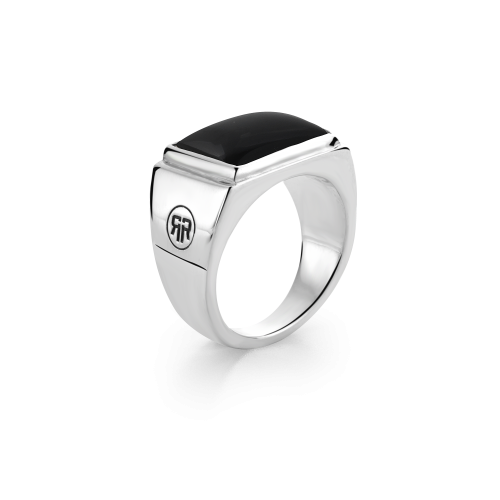 Ring Square Onyx Lowneck