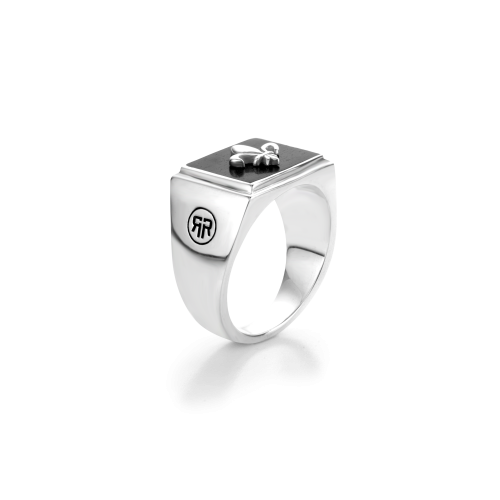 Sterling Silver Rings - Ring Square Scout Lowneck