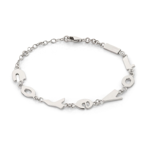 Sterling Silver Line - I LOVE YOU