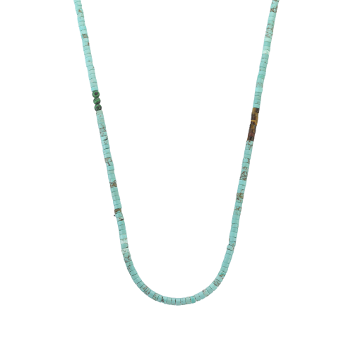 Necklaces - Necklace Slices Turquoise - 4mm