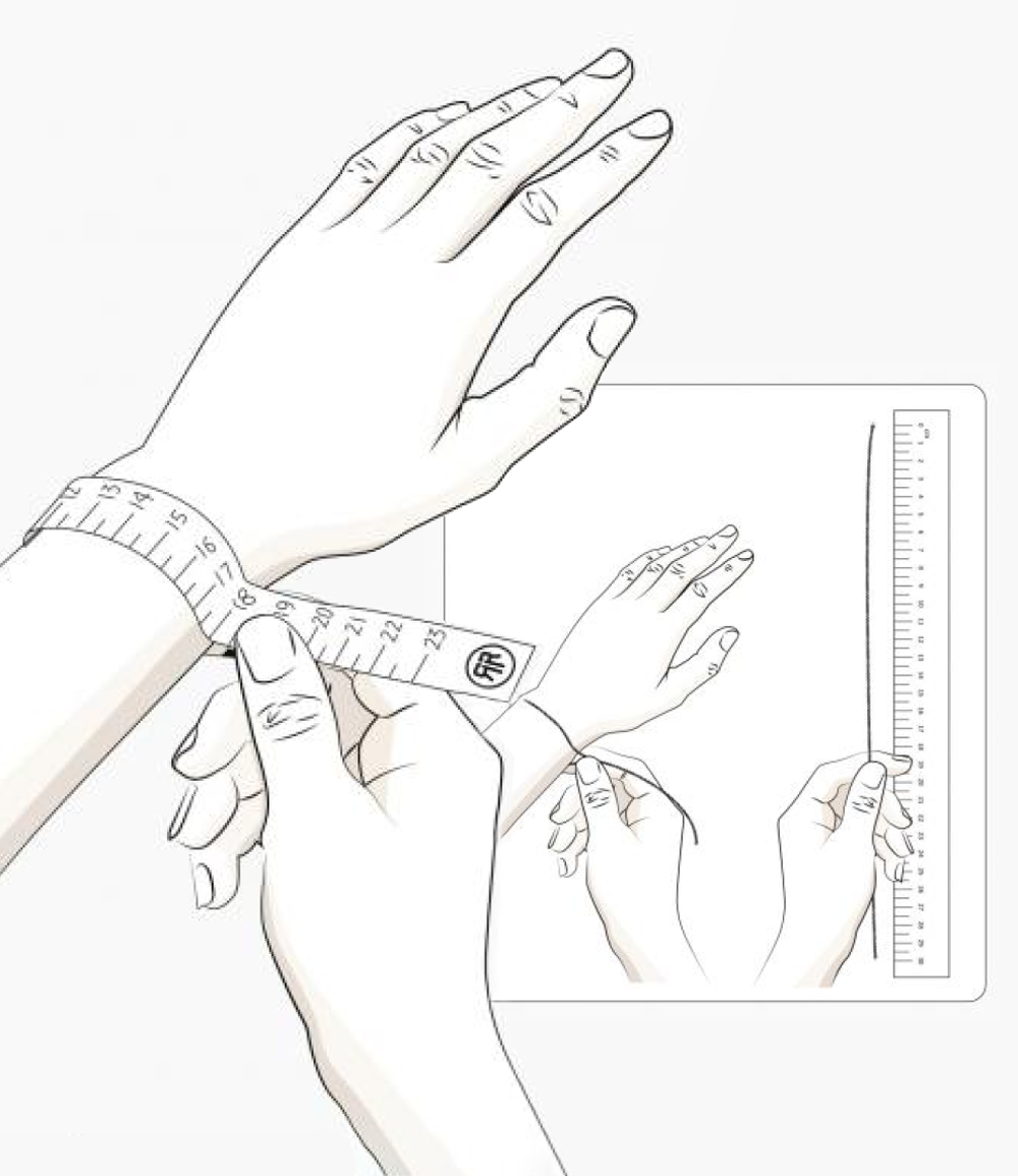 Maattabel Armband